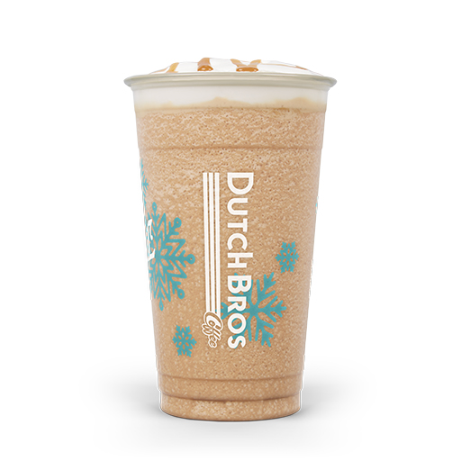 Blended Hazelnut Truffle Mocha Freeze Hazelnut w/ Soft Top & Caramel Drizzle