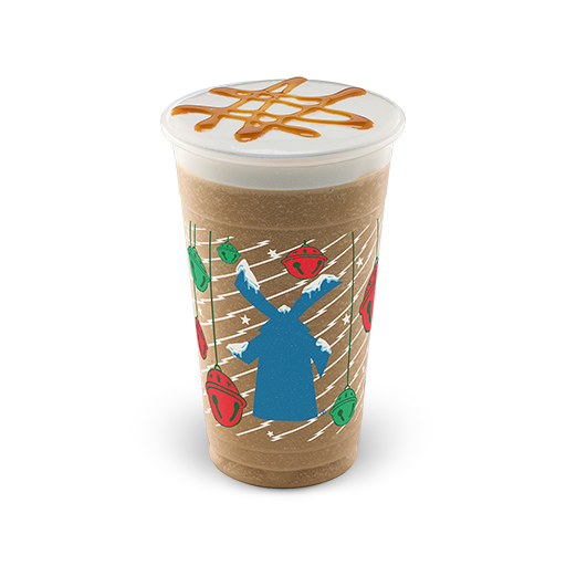 Creamy Espresso, Hazelnut & Chocolate Milk w/ Soft Top® & Caramel Drizzle