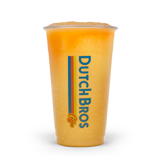 Blended Peach Ring White Chocolate, Passion Fruit, Peach Drizzle