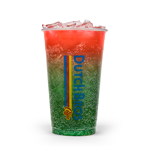 Blue Raspberry w/ Almond, Strawberry, White Chocolate Float